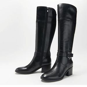 Marc Fisher Medium Calf Leather Tall Boots 11